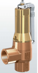 Предохранительный клапан 642-mGFO-EPDM р/р СС499К(красная латунь) Тмакс=+200oC PN16 Руст=0,5-16бар (DN65, 65x65, 642-mGFL-50-f/f-50/50-PTFE/EPDM 0,5-1