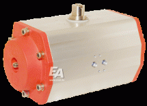 Привод -DW165, DIN, F10/12, 8kt.27, ATEX пневматический, с возвратной пружиной