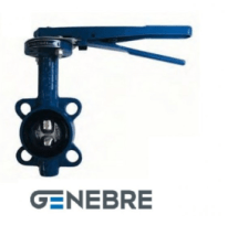 Затвор дисковый поворотный GENEBRE 2103 18 DN250 PN16, корпус - GJL-200 (GG20), диск - GJS-400-15 (GGG40), уплотнение - EPDM, М/Ф, рукоятка, шток 22мм