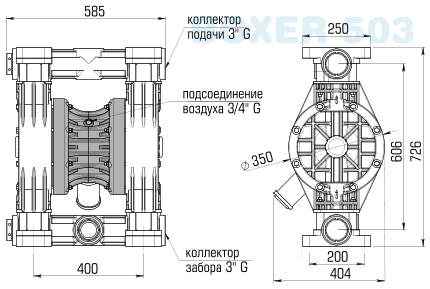 Насос BOXER 503 PVDF