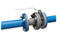 Кран шаровой  LD.СТРИЖ.16.П/П.02.Zn ЗД PN16 п/проход с доб.вставкой &amp;quot;под задвижку&amp;quot; (DN40 PN16 040.016..П/П.02.Zn)