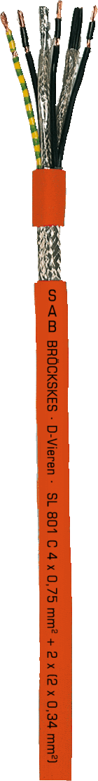 Кабели для моторов и сервокабели SAB Brockskes SL 801 C