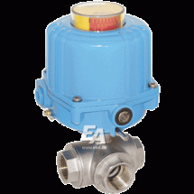 Кран шаровый-TN, 11/4&amp;quot;, с приводом-NE03 Ms./PTFE-FKM, L-резьба, 24V DC, время. сраб. 7сек