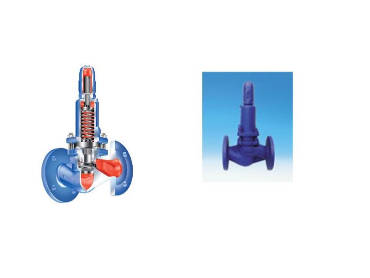 Перепускной клапан 12.750 ARI-PRESO  GG-25 PN16 Тмакс=+450оС фланец (DN50)
