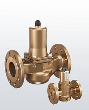 Предохранительный клапан 642-mGFL р/р СС499К(красная латунь) Тмакс=+200oC PN16 Руст=0,5-16бар (DN65, 65x65, 642-mGFL-50-f/f-50/50-PTFE/EPDM 0,5-16bar)