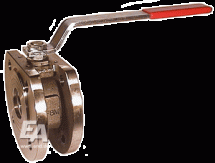 Кран шаровый компактный DN65, PN16 нерж. сталь 1.4408-01/PTFE-FKM