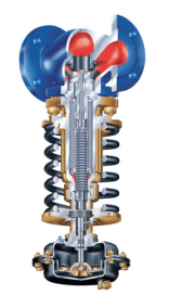 Редукционный клапан  701 ARI-PREDU®  PN16 материал корпуса: серый чугун Тмакс=+300оС Рср=4,5 - 10,0 бар фланцевое