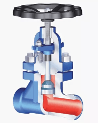 Запорный клапан 12.005 ARI-STOBU  PN16, литая сталь 1.0619+N, под приварку (PN 16, DN 200)