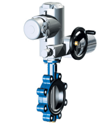 Затвор поворотный 22.014 ARI-ZIVA®-ZE  LUG PN16, EN-JS1030 (DN250 PN16 с эл.прив. Auma SQ07.2, IP68 400 V потенц., конц.выключ.)