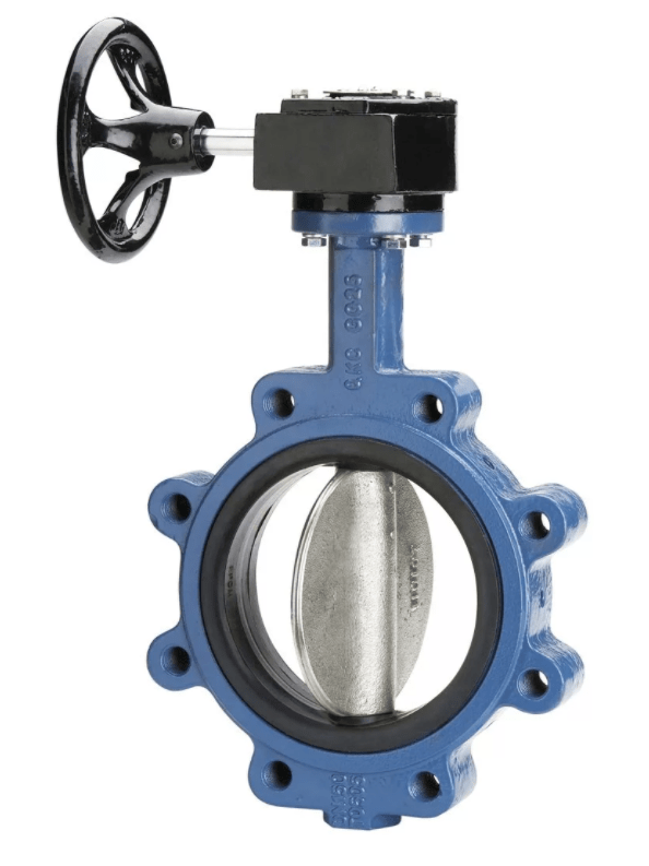 Затвор поворотный 22.014 ARI-ZIVA®-ZE  LUG PN16, EN-JS1030 (DN200 PN16 с редуктором)