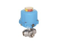 Кран шаровый-TN, 11/4&amp;quot;, с приводом-NE03 Ms./PTFE-FKM, T-резьба, 230V 50Hz, время. сраб. 12сек