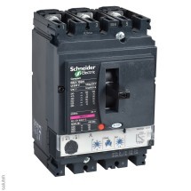 Выключатель автоматический 50А 50кА NSX100N MICROLOGIC2.2M 3П3T электронный расцепительа (LV429832)