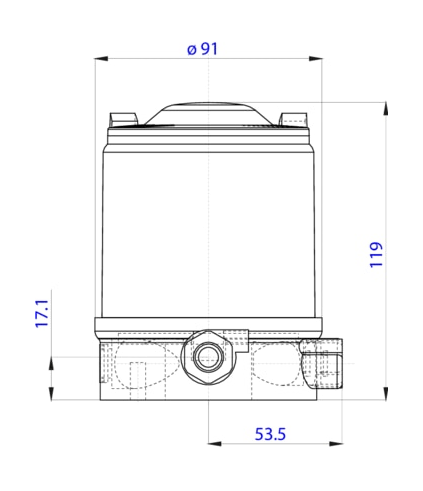 Управляющая головка для децентрализованной автоматизации прямоточных клапанов ELEMENT (227242)