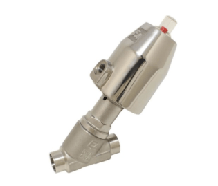 Пневмоклапан, DN25, SK50-Ms. нерж. сталь/PTFE