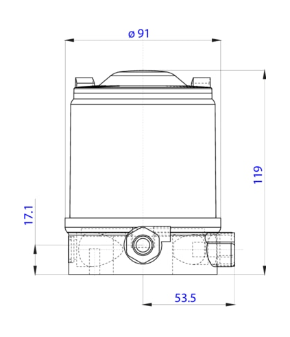 Управляющая головка для децентрализованной автоматизации прямоточных клапанов ELEMENT (227248)