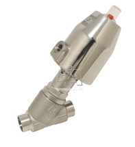 Пневомклапан DN20, SK50-Ms., OS, Edelstahl/PTFE, Ruhe zu, gegen Medium