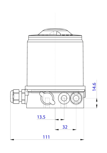Управляющая головка для децентрализованной автоматизации прямоточных клапанов ELEMENT (227244)