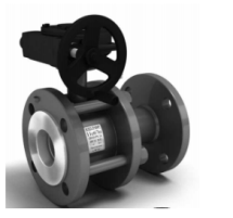 Кран шаровой с/п.  разб. LD 11с67п КШ.Р.Ф.Р.16 СП PN16, Ст20/Нерж. ст1.4308/PTFE, фланец/фланец с редуктором (DN65 PN16 КШРФ65/050.016)