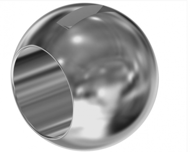 Угол Bogen 42,4 x 2 DIN2605, 90°, 1.4571, geschweißt