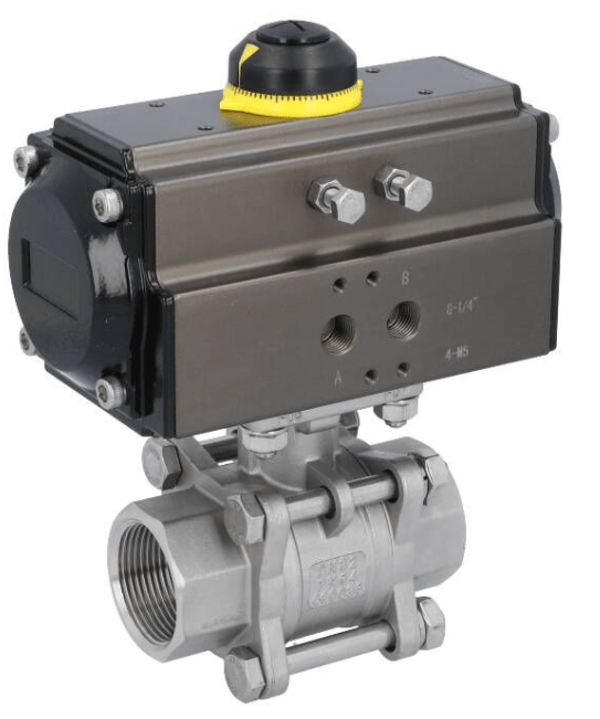 Затвор дисковый Butterfly valve-WA, DN65, with drive-ED, DW55 Cast iron / stainless steel / EPDM, double acting