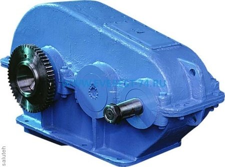 Цилиндрический двухступенчатый редуктор Ц2У-400Н-50-21-У2 