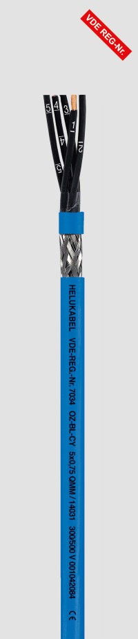 Гибкие кабели управления HELUKABEL OZ-BL-CY