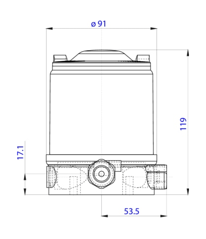 Управляющая головка для децентрализованной автоматизации прямоточных клапанов ELEMENT (227253)