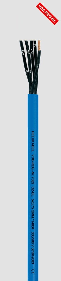 Гибкие кабели управления HELUKABEL OZ-BL