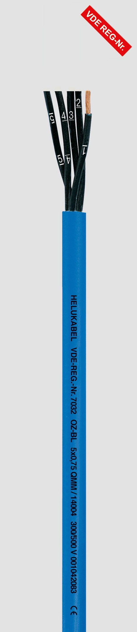 Гибкие кабели управления HELUKABEL OZ-BL