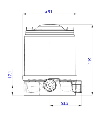 Управляющая головка для децентрализованной автоматизации прямоточных клапанов ELEMENT (227258)