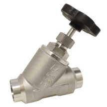 Вентиль DN20, PN40, DIN11850-Reihe 2, RK, Edelstahl 1.4408/PTFE