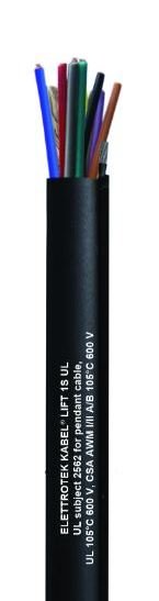 Крановые и лифтовые кабели Elettrotek Kabel LIFT- 1S UL-2