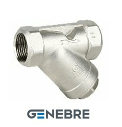 Фильтр сетчатый Genebre PN40 корпус: CF8M / CF8M / PTFE Тмакс=+240оС вн. резьба