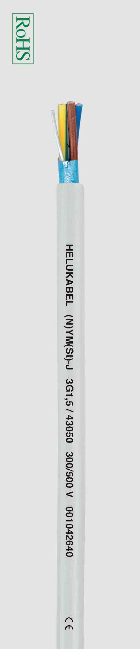 Инсталяционные кабели HELUKABEL NYMSt-J