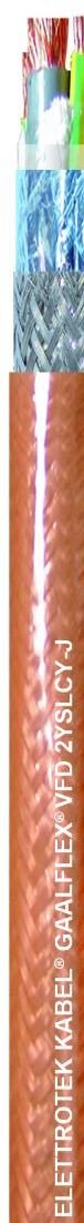 Гибкие кабели управления Elettrotek Kabel GAALFLEX VFD 2YSLCY-J