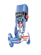 Клапан регулирующий 23.440 ARI-STEVI® Smart  с приводом DP PN16, чугун EN-JL1049 Тмакс=+250оС фланцевое (DN40 PN16, DP32, EPS33)