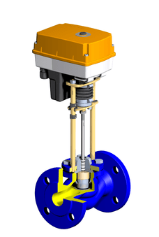 Клапан проходной седельный регулирующий TRV-50-25-101 (с ЭИМ)