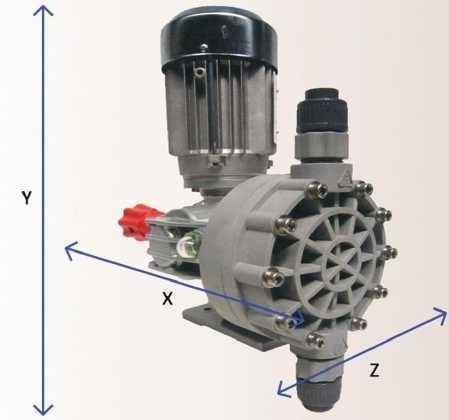 Дозирующий мембранный насос Fimars 50гц MIA