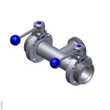598800251100 Тройник дисковый клапан T-BV TYP98/SV04 DD-GGG DN 25 304 BL. HB-ST VMQ