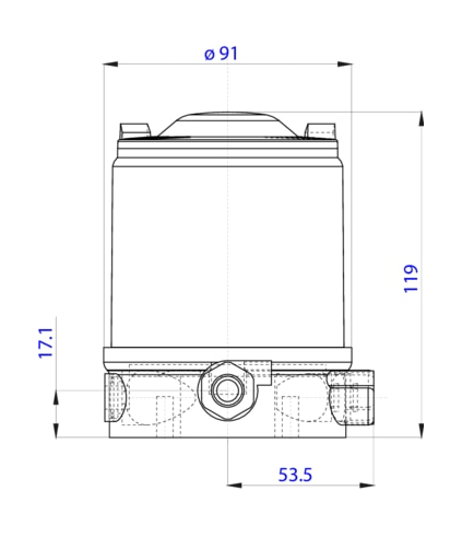 Управляющая головка для децентрализованной автоматизации прямоточных клапанов ELEMENT (227267)