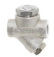 Конденсатоотводчик термодинамический DT46 PN40 р/р угл.ст., (1/2" DT46 с бим. воздухоотв., терм. кр. и встр. фил.)