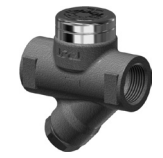 Конденсатоотводчик термодинамический DT46 PN40 р/р угл.ст., (1/2" DT46 с бим. воздухоотв., терм. кр. и встр. фил.)