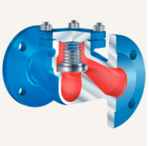 Обратный клапан 23.003 ARI-Checko-V PN25  материал: ковкий чугун - GGG-40.3 Тмакс=+350оС фланцевое (PN25 DN50)