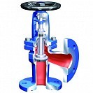 Запорный клапан  35.307 ARI-STOBU углов. с сальник. упл. PN40 литая сталь,  фланцевый (DN15 PN40)