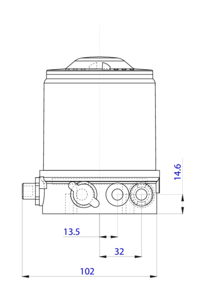 Управляющая головка для децентрализованной автоматизации прямоточных клапанов ELEMENT (227264)