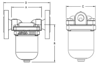 Конденсатоотводчик с перевернутым стаканом IB30SS PN40 нерж. сталь (20 IB30SS ф/ф CF8M dP= 12)