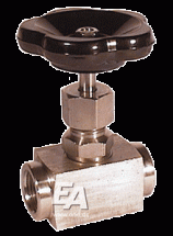 Игольчатый клапан 3/4&amp;quot;, PN200 нерж. сталь 1.4571/PTFE