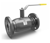 Кран шаровой п/проходн. LD КШЦФ.25.02 ПП PN25, Ст20/Нерж. ст1.4308/PTFE, фланец/фланец (DN65 PN25 КШЦФ.065.025.02 полн.)