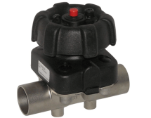 Мембранный клапан Membranventil handbetätigt, DN25, 0-6bar, Edelstahl 1.4435/PTFE-EPDM