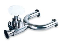 GM Гигиенический мембранный клапан U-тип 316L/EPDM clamp/clamp